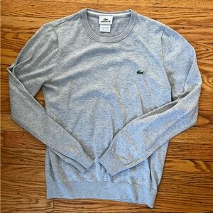 Lacoste men’s cotton crewneck sweater size 2